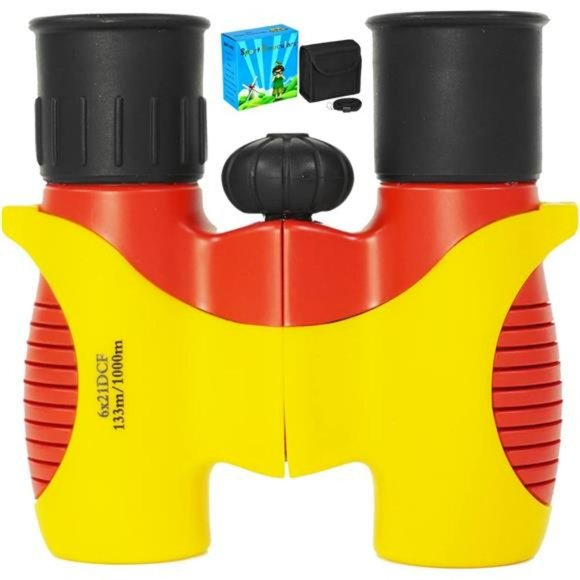 Compact Mini Binoculars for Kids – 8x21  Shock Proof for 3 -13 Years Old - Picture 1 of 6